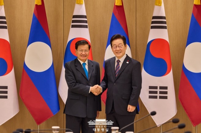 한-라오스, 포괄적 전략 동반자 관계...