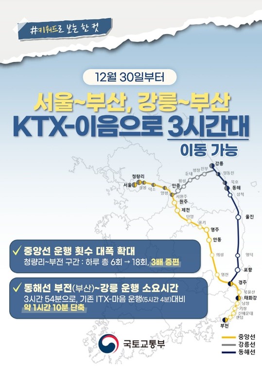 국토교통부, '서울~부산, 강...