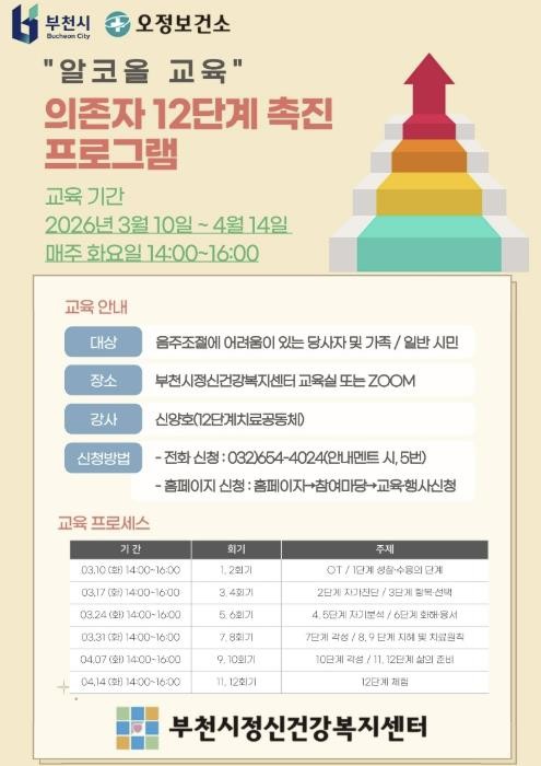 부천시, '의존자 12단계 촉...