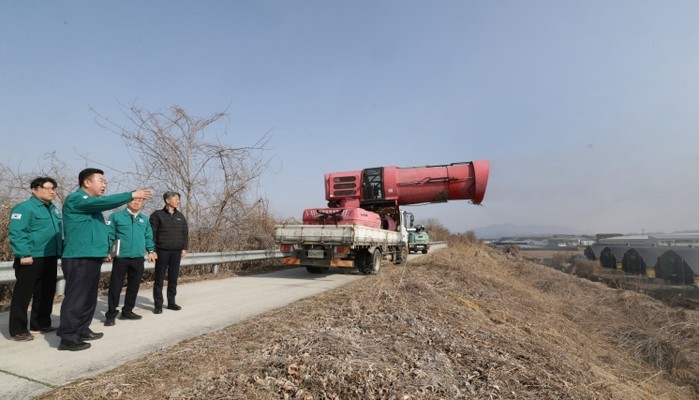 이범석 청주시장, 북이면 가축전염병 ...